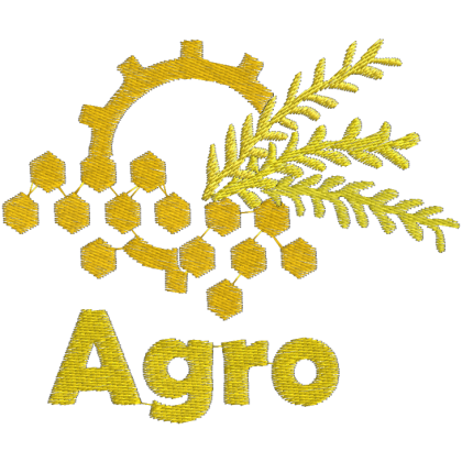 Matriz de Bordado Símbolo de Agropecuária 